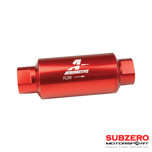 Aeromotive 100 Micron, ORB-10 Red Fuel Filter
